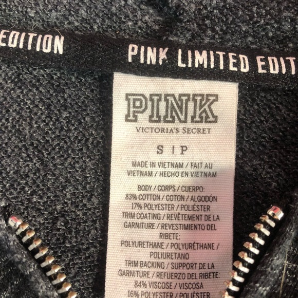 2015 Limited Edition Victoria Secret Pink Matching Sweatsuit Outfit Set - Picture 5 of 11